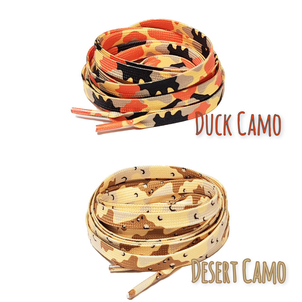 Camo Flat Laces 